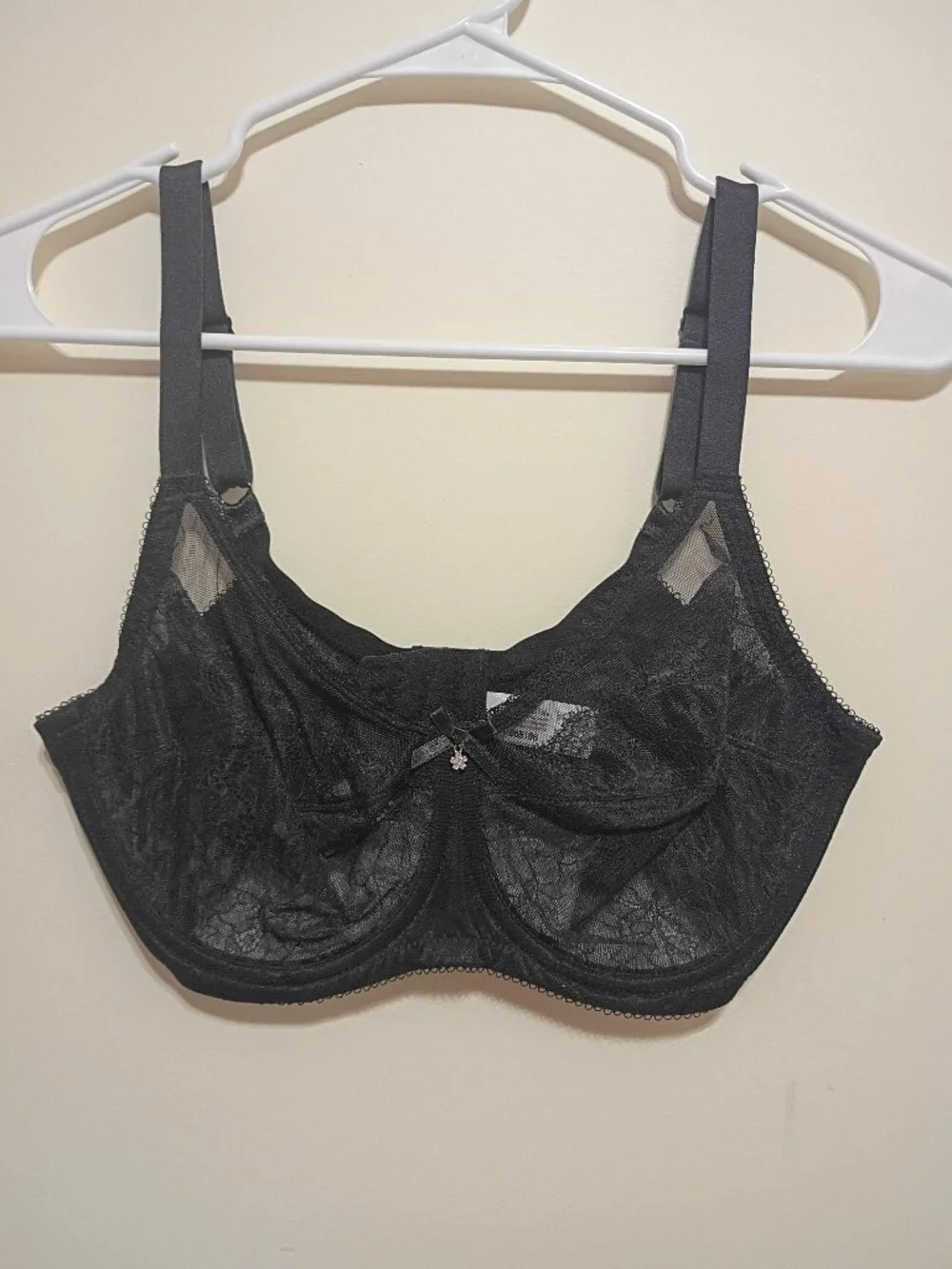 Wacoal Retro Chic Full Figure Underwire Lace Bra Size 32DD Style 855186